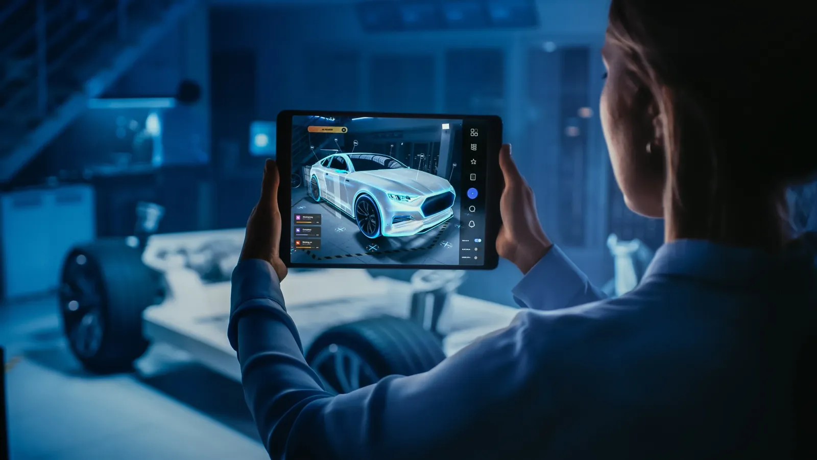 Virtual automotive showroom and digital prototyping